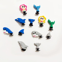Produit transfrontalier très vendu : Ensemble 3D Dragon-serpent ER Poisson Sirène, en caoutchouc noir, bleu, vert, avec petit serpent, modèle Wsd en stock