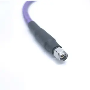 DC~50GHz Low loss ultra flexible armor cable assembly with 2.4mm connector