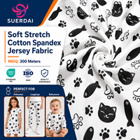 Tissu imprimé Scuba Techno en polyester et élasthanne pour robes de mode, 240 GSM, haute élasticité, durable, approvisionnement en gros