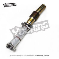 Tuyau d'échappement Catback en titane ODM pour tuyau de descente de moteur Chevrolet CORVETTE C8 Z06 2019-2025