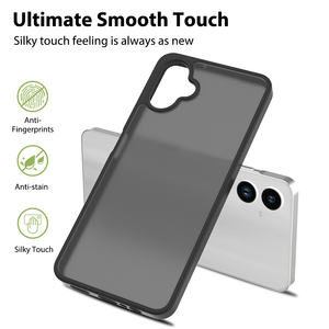 Étui antichoc pour <span class=keywords><strong>Samsung</strong></span> Galaxy A06 A26 A16 A16 A36 SilverShield Skin Feeling Frosted Hard Back Cover Cases - Product Image 2