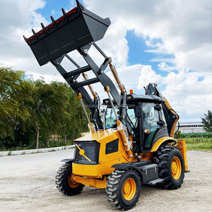 Gratis pengiriman mesin bergerak bumi Backhoe <span class=keywords><strong>Loader</strong></span> Diesel hidrostatik 4 roda traktor ujung depan <span class=keywords><strong>Loader</strong></span> - Product Image 1