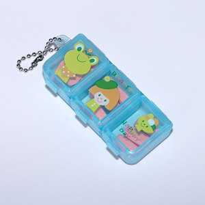 Boîte de rangement de médicaments en plastique Portable Mini taille pratique transportant trois compartiments pour les médicaments du matin la nuit nouvelle boîte - Product Image 6