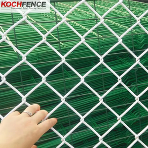 Giá Rẻ Giá PVC Tráng Hàng Rào Kim Loại Dây Lưới Bảng Điều Chỉnh Mạ Kẽm Chuỗi Liên Kết Dây Hàng Rào Từ Koch Thương Hiệu - Product Image 1