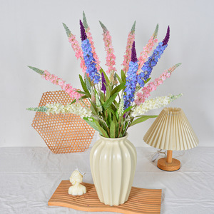 Fleurs artificielles Laixing, mélange de soie réaliste, bouquet de décoration pour mariage et maison, style campagnard, arrangement de fleurs séchées nordiques - Product Image 1