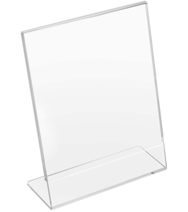 Nghiêng trở lại giữ dấu <span class=keywords><strong>Acrylic</strong></span> 4x6 inch, khung hình dọc rõ ràng, Máy tính để bàn giữ tài liệu giấy hiển thị đứng - Product Image 1