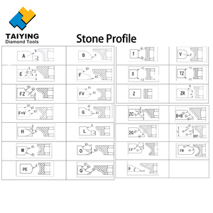 Chất lượng hàng đầu kim cương CNC profiling bánh xe <span class=keywords><strong>Granite</strong></span> đá cẩm thạch thạch anh đá profiling <span class=keywords><strong>Router</strong></span> - Product Image 5