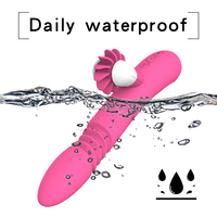 Neuer Teleskopischer Kaninchen-Dildo Vibrator 7-Gang USB Aufladbar Wasserdicht Befeuchtet Saugnapf Klitorale Stimulation für Frauen