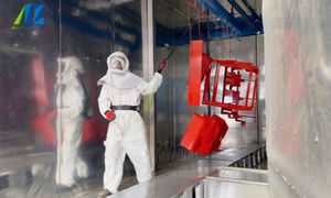 Automatische/halbautomat ische Pulver beschichtung system maschine zum Lackieren und Trocknen von Felgen - Product Image 6