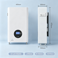 Système de Stockage d'Énergie Domestique 10kWh 20kWh LiFePO4 51.2V 200Ah 400Ah Tout-en-un pour Autonomie Énergétique dans les Zones Rurales