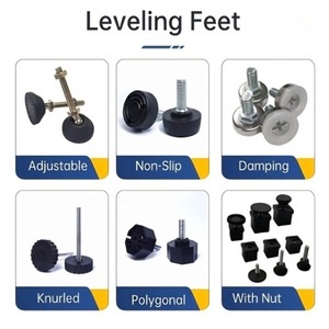 Tailles personnalisées, coussinets de niveau durables en acier inoxydable, base ronde, pied, vis, protecteur de sol pour chaise, table, <span class=keywords><strong>pieds</strong></span> de machine - Product Image 6