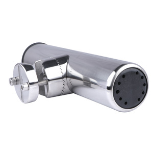 Soporte para caña de pescar de acero inoxidable 304 con abrazadera y arandela para cañas de pescar - Product Image 1