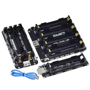 <span class=keywords><strong>2</strong></span> 전압 18650 리튬 배터리 실드 V8 모바일 전원 확장 보드 모듈 5V/3A 3V/1A 마이크로 USB 용 <span class=keywords><strong>Arduino</strong></span> ESP32 - Product Image 1