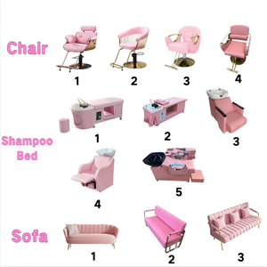Luxury Foldable Hydraulic Pump 360 Degree Rotate Salon Furniture Set Equipment Black Gold White Gold Beauty Barber Shampoo - Product Image 5