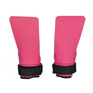 Calleras للجمباز من الكربون للجمباز بدون أصابع واقي النخيل من الألياف الجلدية 3 حفرة قبضة اليد سلامة اللياقة البدنية - Product Image 5