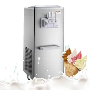 Hot Sale Stainless Steel Frozen Yogurt Machine One Key Intelligent Upgrade Soft Ice Cream Machine