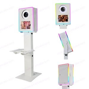 Kiosque de Selfie d'impression instantanée légère de machine de Photomaton de Salsa avec l'étagère d'imprimante - Product Image 3
