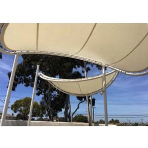Estructura de Membrana de Tela con Revestimiento de PTFE PVDF para Paisajismo, Estructura de Membrana para Canchas Deportivas de Baloncesto, Carpa Grande - Product Image 6
