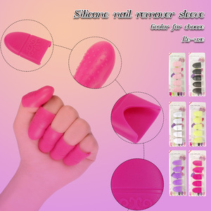 Clip en silicone pour dissolvant de vernis à ongles, avec couvercle en feuille d'aluminium, pour trempage et retrait de gel en salon de manucure, outil à ongles réutilisable - Product Image 3