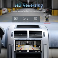 Lecteur MP5 pour voiture 1DIN de 6,9 pouces avec bouton de commande, prend en charge le CarPlay sans fil, l'entrée de caméra de recul et la fonction de navigation automobile.