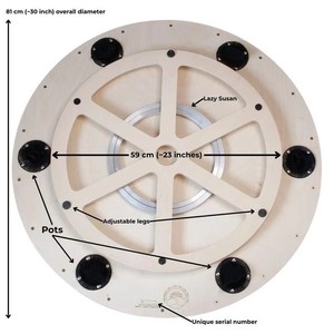 Jeu de société en bois Carrooka multifonctionnel : billard, puzzle et jeux de carrom hybrides pour adultes et enfants, table de jeu - Product Image 4