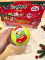 Weihnachtliches Stressball-Set mit 4 lustigen Quetschfiguren: Weihnachtsmann, Rentier, Schneemann – das perfekte Feiertagsgeschenk