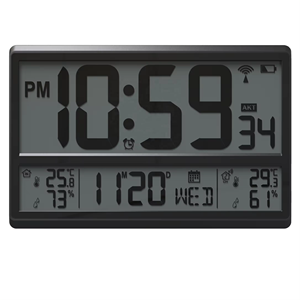 Meistverkaufte Digitale Wanduhr Temperatur-Feuchtigkeits-<span class=keywords><strong>Test</strong></span> Große Anzeige Tischuhren für Schreibtisch Digitaler Wecker - Product Image 5