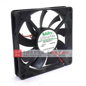 Ventilateur de châssis Nidec UltraFlo 80x80x25mm 12V 0,50A, refroidissement de boîtier d'ordinateur à haut débit d'air - Product Image 1