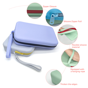 Borsa Cosmetica Quadrata Personalizzabile con Logo, Pochette alla Moda con Cerniera, da Viaggio, Impermeabile in PVC per Trucchi, Custodia in Silicone Plastico, Portafogli - Product Image 5