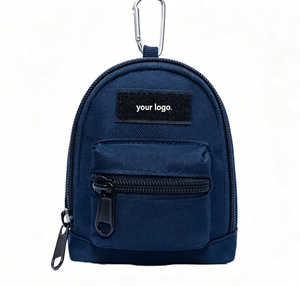 Porte-clés tactique, mini pochette en nylon imperméable pour porte-monnaie EDC, sac de ceinture utilitaire avec mousqueton - Product Image 1