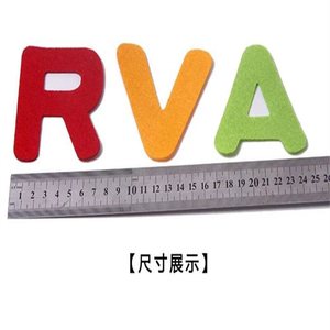 Vente directe usine – Décoration en feutre insonorisant écologique à bas prix avec lettres, tailles et couleurs personnalisables pour le bricolage et la décoration - Product Image 4