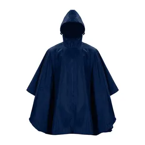 100% Waterproof hot-selling Outdoor high quality polyester custom printed ponchos raincoat