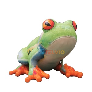 Dibujos animados de animales inflables personalizados, Rana Verde de ojo grande, modelo de <span class=keywords><strong>Animal</strong></span> de dibujos animados de rana inflable con <span class=keywords><strong>ojos</strong></span> <span class=keywords><strong>saltones</strong></span> para decoración de parques - Product Image 3