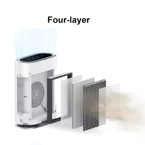 Purificador de Aire Inteligente con WIFI y APP Tuya de Alta Calidad, Purificador de Aire Electrónico con Purificación 4 en 1 para Habitaciones Grandes - Product Image 6