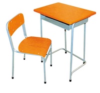 Ensembles de mobilier scolaire : Ensemble bureau et chaise de classe, Ensemble table et chaise d'étude pour étudiant, Bureau individuel avec chaise