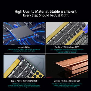 Hệ thống quản lý pin thông minh JiaBaiDa tích hợp Bluetooth, hỗ trợ 8S 9S 10S 12S 13S 14S 15S 16S 17S 21S, điện áp 24V 36V 48V 60V 72V, dòng điện 120A 150A 200A, có chức năng UART và chức năng sưởi ấm. - Product Image 5