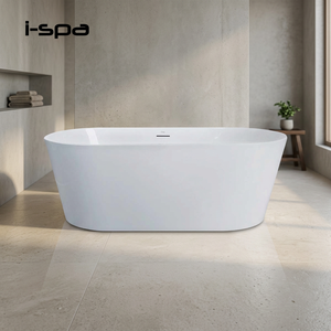 Bañera Ovalada Moderna de Acrílico, Independiente, para Uso en Interiores de Hoteles y Villas, con Función de Remojo - Product Image 2