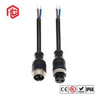 Connecteur en cuivre GX-16 Aerospace 2A avec boîtier en nylon, connexion mâle/femelle IP65 pour applications LED, FPC, PCB, alimentation, micro-ondes