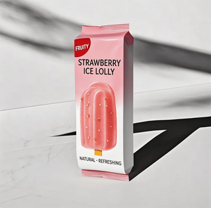 Feuille d'aluminium de qualité alimentaire thermoscellée plastique laminé biodégradable Mylar sac congelé crème glacée emballage Popsicle - Product Image 1