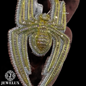 Meilleur Prix Jewelux Bijoux Hip Hop Personnalisés de Luxe en Argent 925 Plaqué Or Certifiés IGI, Pièce Maîtresse pour Anniversaire - Product Image 5