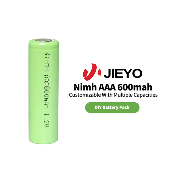 600mAh NI-MN Rechargeable 1.2V AAA Size Cell Battery Pack for Flashlight Consumer Electronics Toys Boats Electric Vehicles