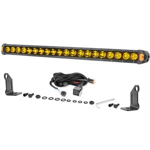 <span class=keywords><strong>Barre</strong></span> lumineuse <span class=keywords><strong>LED</strong></span> ambre et blanche de 20 pouces, faisceau combiné pour voiture, camion, <span class=keywords><strong>4x4</strong></span>, 4 roues motrices, bateau, remorque, conforme à la norme 12V - Product Image 2