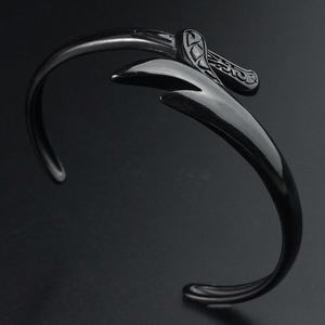 Conjunto de Joyería Vintage, Espada Personalizada, Estilo Occidental Europeo y Americano, Conjunto de Anillo y Brazalete de Acero Inoxidable - Product Image 3