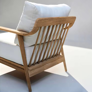 Personnalisation de haute qualité Mobilier d'extérieur Piscine de jardin Canapé imperméable en teck - Product Image 4