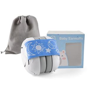 ベビーイヤーディフェンダー 聴覚保護 ノイズキャンセリングヘッドホン 調整可能なヘッドバンド 安全イヤーマフ 赤ちゃんや幼児用 - Product Image 3