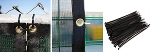 Valla de privacidad de alta resistencia, red de sombra de plástico/Red de valla/valla de malla para balcón - Product Image 5