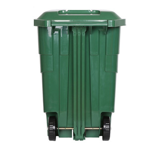 <b>Plastic</b> Outdoor Waste Bin 430x390x600mm Foot Pedal Rectangular PP Material Trash Box - Product Image 3