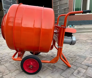 Bétonnière mobile de 350 L prête à l'<span class=keywords><strong>emploi</strong></span> avec roues, mini bétonnière pour la construction, facile à utiliser, prix réduit - Product Image 6