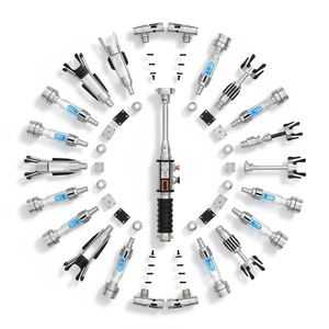 Espada extensible de sable de luz láser hecha a medida, piezas mecanizadas CNC de <span class=keywords><strong>Anakin</strong></span>, espada extensible de sable de luz láser, mecanizado CNC de <span class=keywords><strong>Anakin</strong></span> - Product Image 3