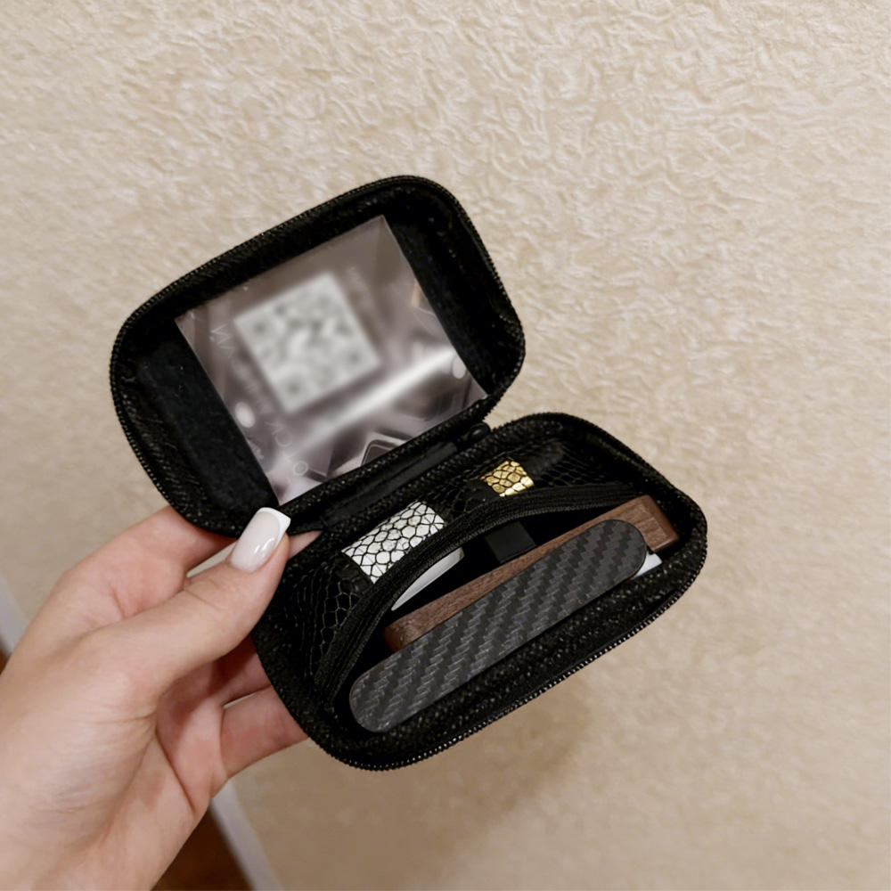 Impression Fibre de Carbone + Huile Essentielle + Sac